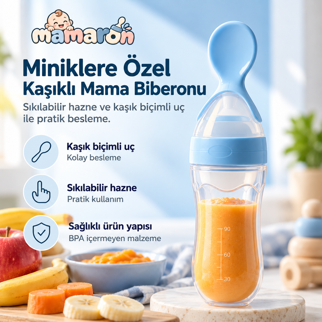 Mamaron™ Kaşıklı Mama Biberonu